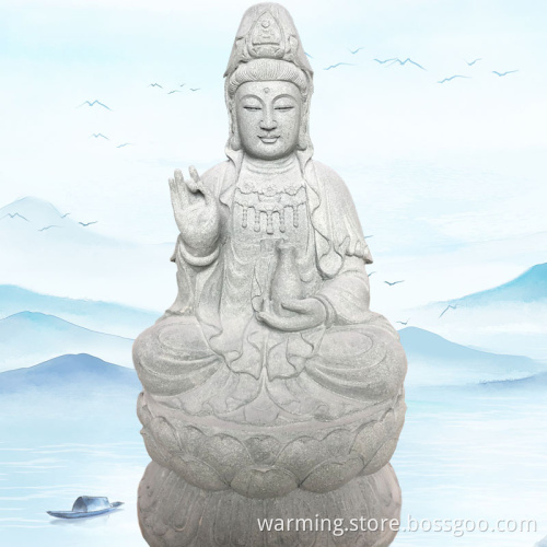 Stone Buddha ornament Guanyin